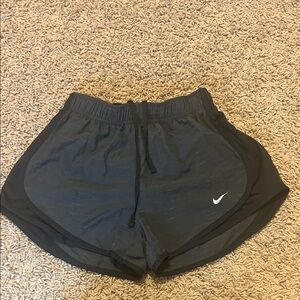 Nike Women's Dark Gray Black Athletic Shorts
